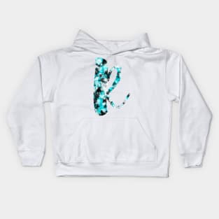 Paint Splash Letter R Kids Hoodie